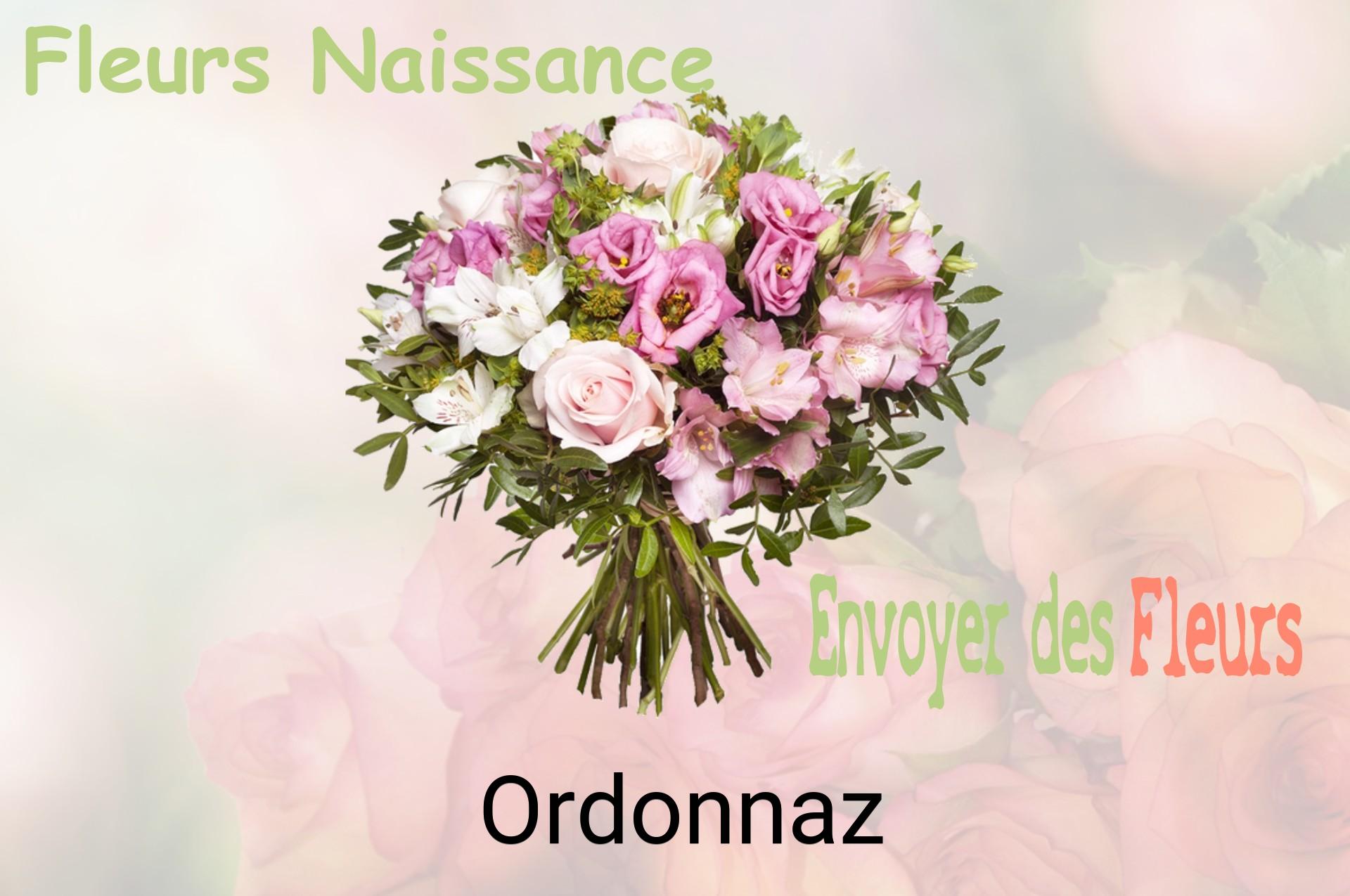 Bouquet de fleurs de naissance livré à Ordonnaz